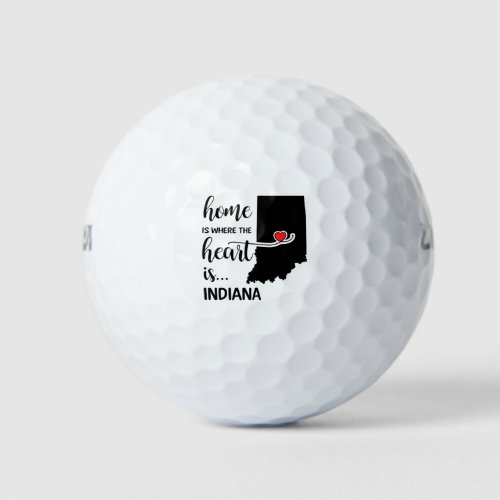 Indiana home is where the heart is golf balls