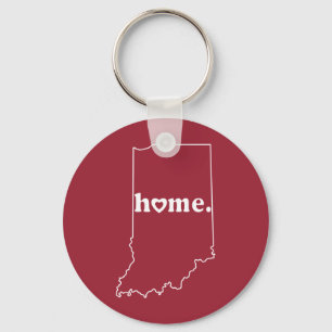 Indiana Home Keychain