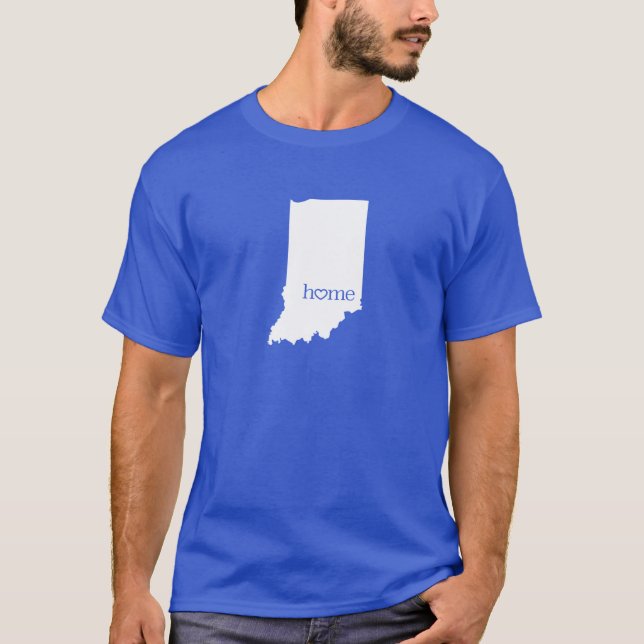 Indiana Home State IN T-Shirt (Front)