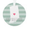 Indiana Home State Love with Custom Heart