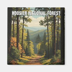 Indiana Hoosier National Forest Travel Magnet