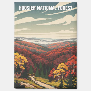 Indiana Hoosier National Forest Travel Magnet