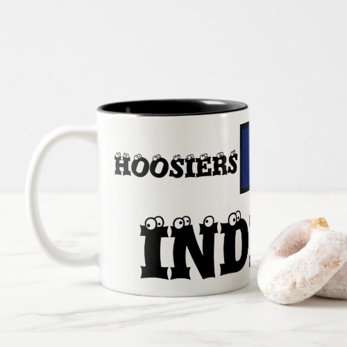 Indiana Hoosiers Two Tone Mug by Janz