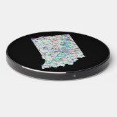 Indiana Interstate Map Wireless Charger (Front 2)
