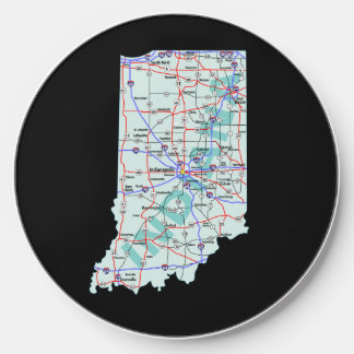 Indiana Interstate Map Wireless Charger