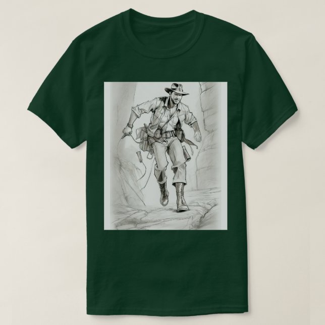 Indiana Jones Adventure TShirt (Design Front)