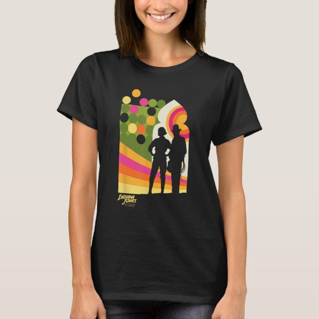 Indiana Jones and the Dial of Destiny Standing Sil T-Shirt (Front)