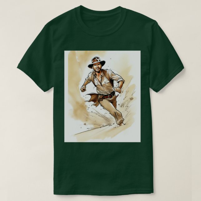 Indiana Jones Quick sand TShirt (Design Front)