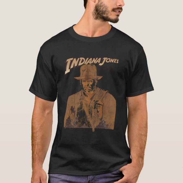 Indiana Jones Raiders Of The Lost Ark Tonal Movie T-Shirt (Front)