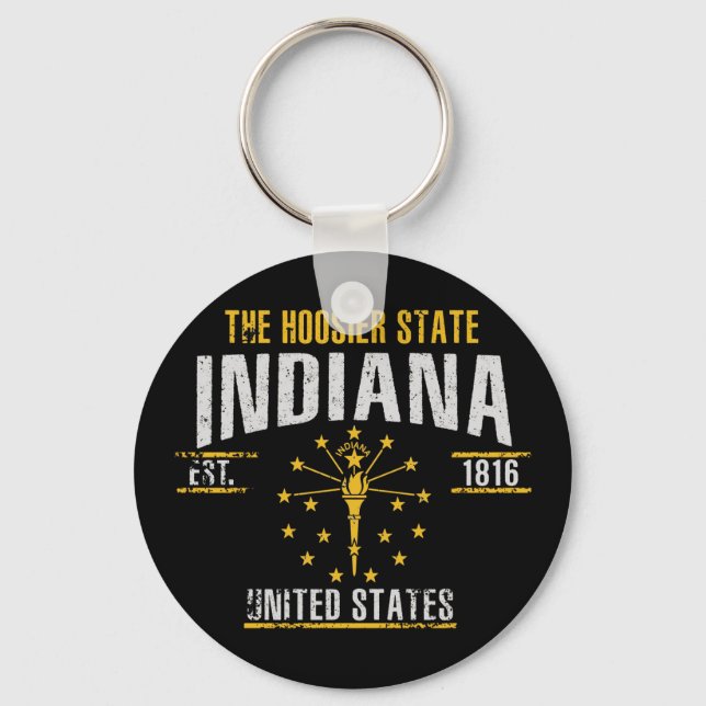 Indiana Keychain (Front)