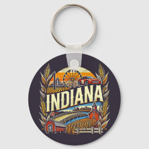 Indiana Keychain