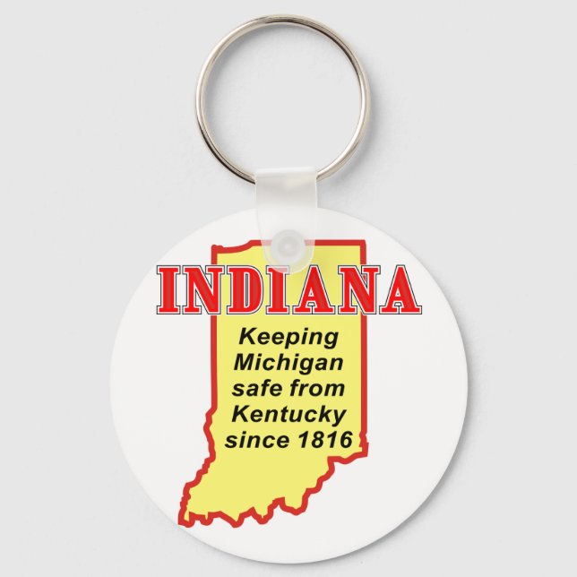 Indiana Keychain (Front)