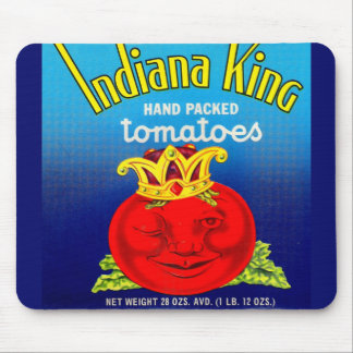 Indiana King tomatoes label Mouse Pad