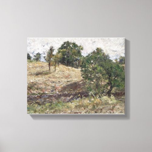 Indiana Landscape by William Forsyth hillside scen Canvas Print