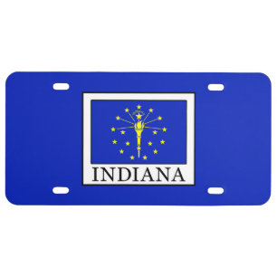 Indiana License Plate