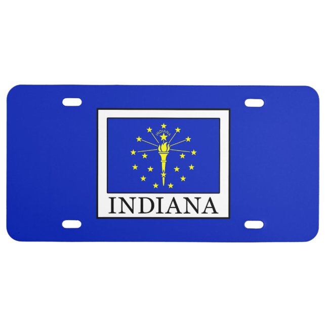 Indiana License Plate (Front)