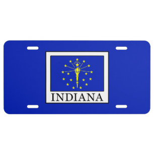 Indiana License Plate