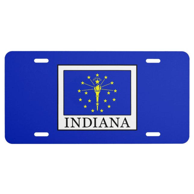 Indiana License Plate (Front)