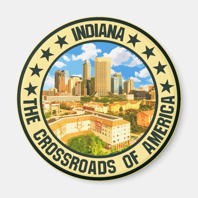 Indiana                                            magnet (Front)