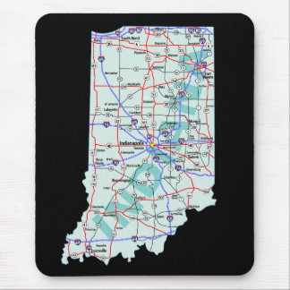 Indiana Map Mousepad