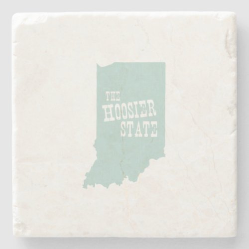 Indiana Nickname Hoosier State Stone Coaster