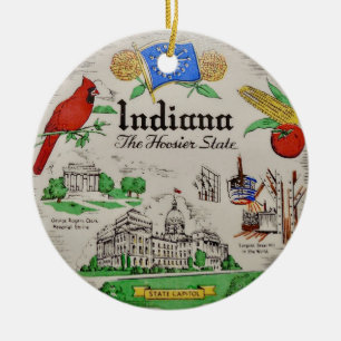 Indiana Ornament