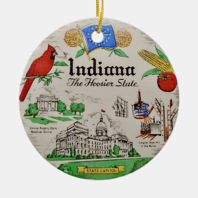 Indiana Ornament (Front)