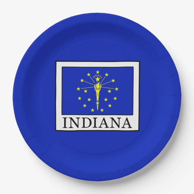 Indiana Paper Plates (Front)