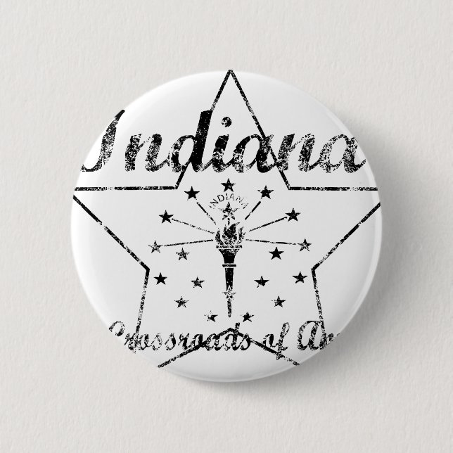 Indiana Pinback Button (Front)