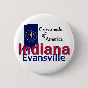 INDIANA PINBACK BUTTON