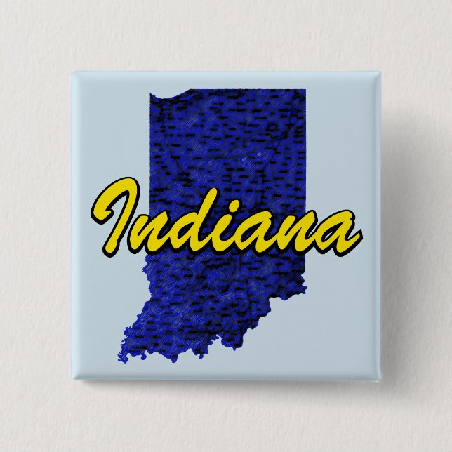 Indiana Pinback Button (Front)