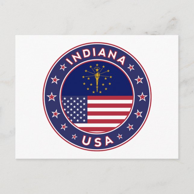 Indiana Postcard (Front)