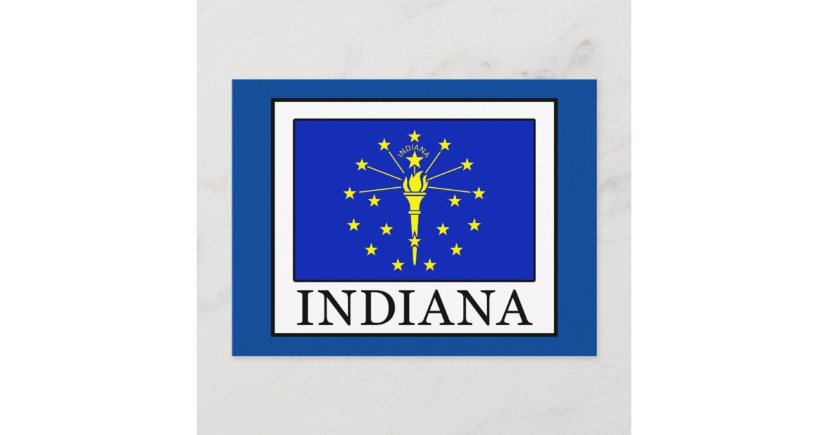 Indiana Postcard Zazzle