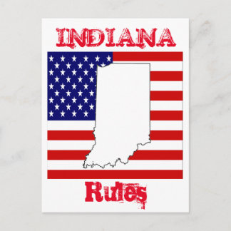 INDIANA POSTCARD