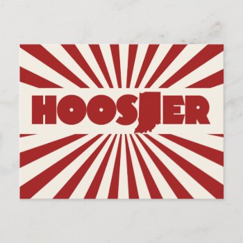 Indiana Postcard by Hipster_Farms at Zazzle