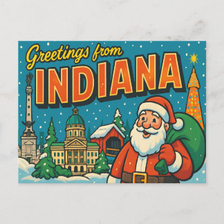 INDIANA Postcard