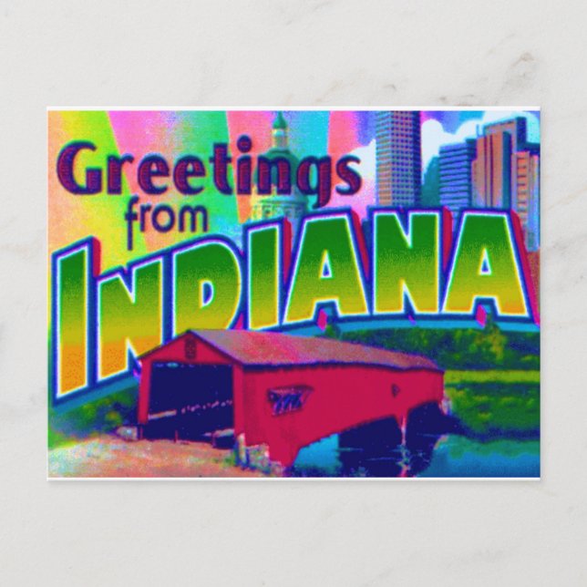 Indiana Postcard (Front)
