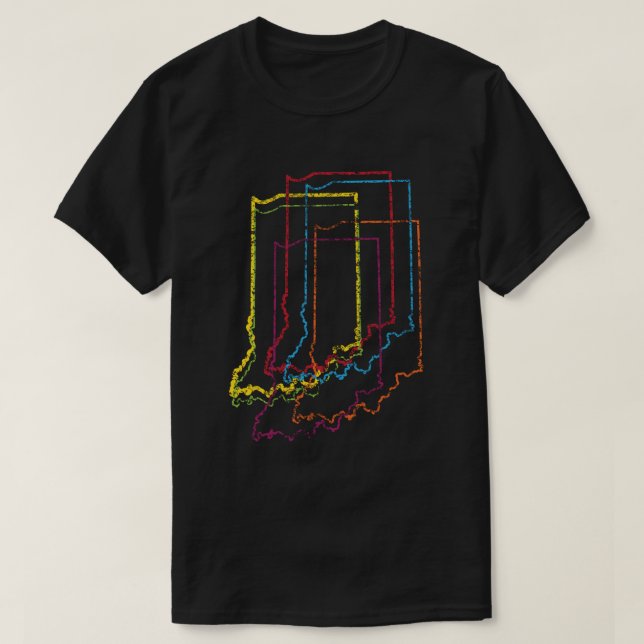 indiana pride blur T-Shirt (Design Front)