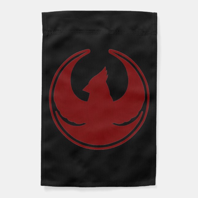 Indiana resistance cardinal. garden flag (Front)