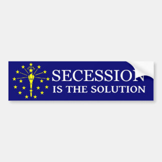 Indiana Secession Bumper Sticker