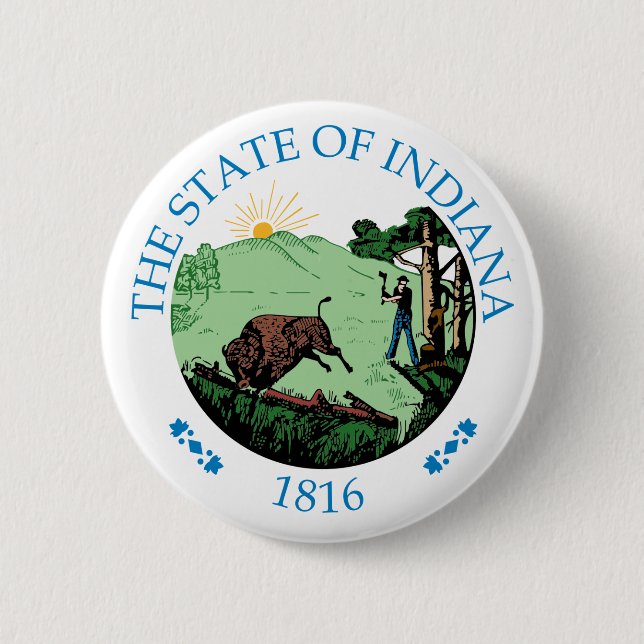 Indiana sign button (Front)
