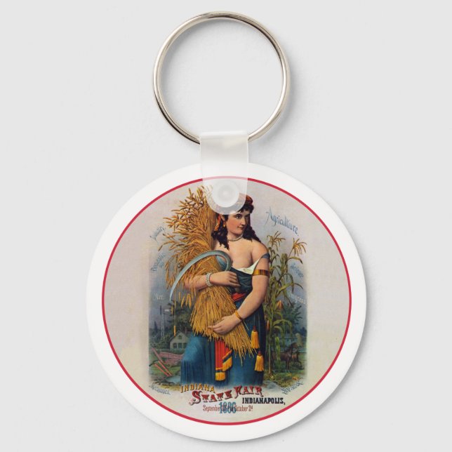 Indiana State Fair Keychain (Front)