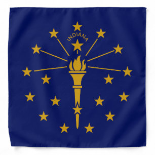 Indiana State Flag Bandana