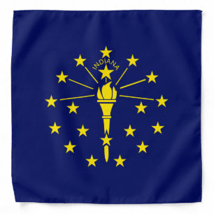 Indiana State Flag Bandana