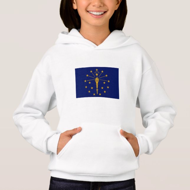 Indiana State Flag Hoodie (Front)