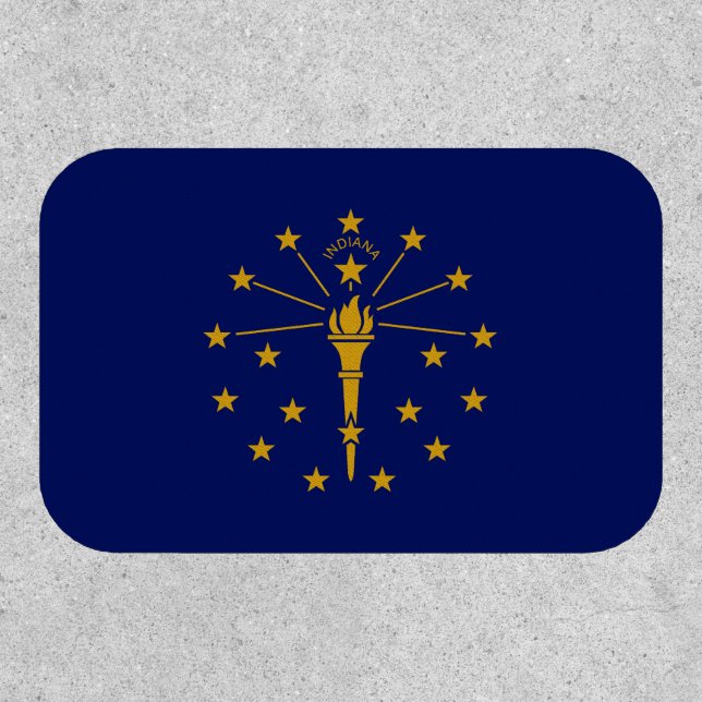 Indiana State Flag Patch (Front)