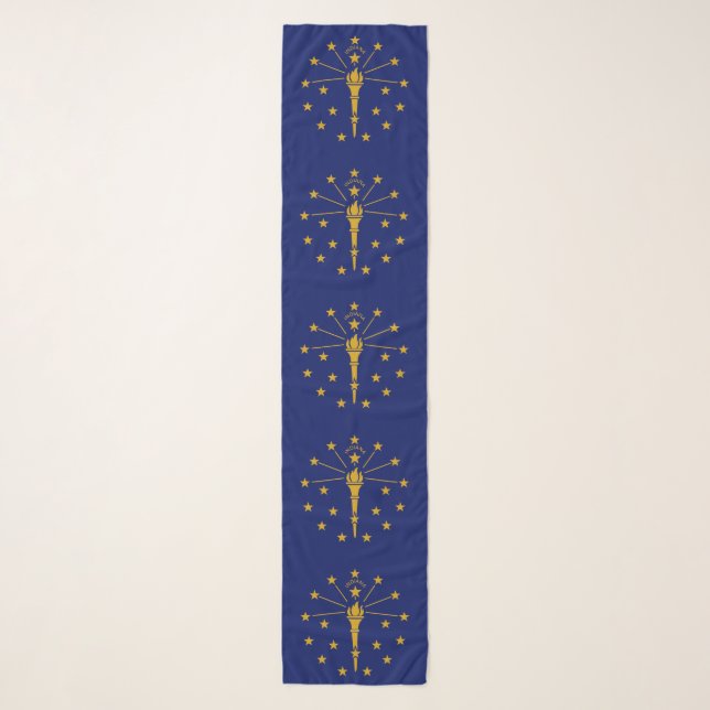 Indiana State Flag Scarf (Front)