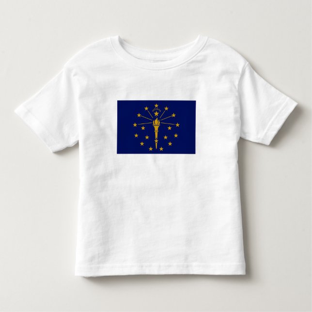 Indiana State Flag Toddler T-shirt (Front)