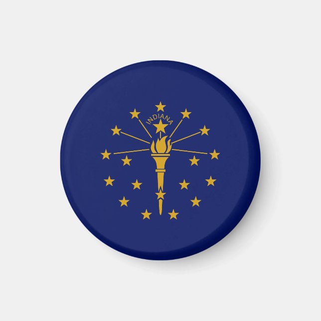 Indiana State Flag USA Magnet (Front)