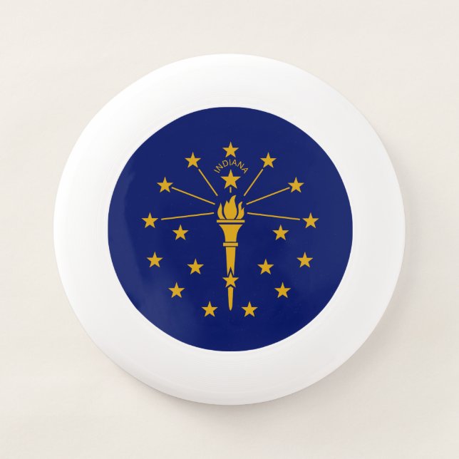 Indiana State Flag Wham-O Frisbee (Front)
